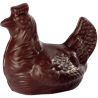 ~Poule noir (ouvert) 100g - 12 cm