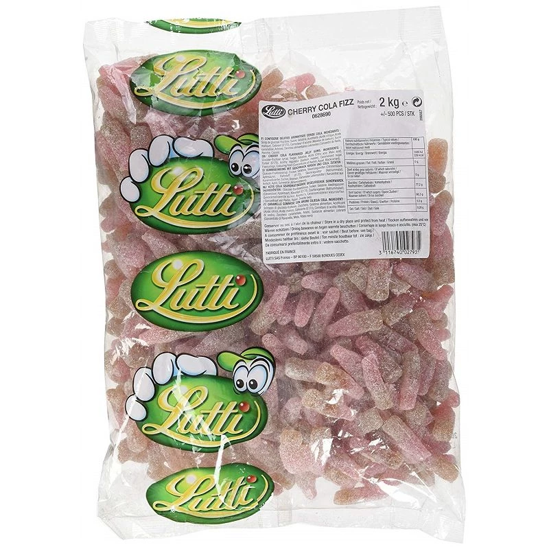 LUTTI LANGUES FRUITS SURFIZZ 2KG