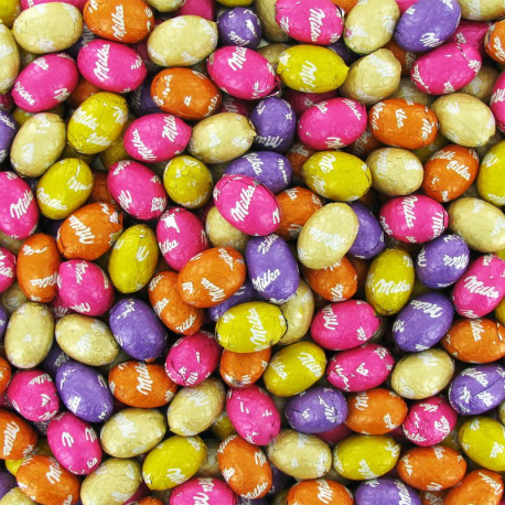 ~Milka petits oeufs mix fourrés 5 gouts sachet 500g