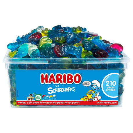 Haribo Tubo de 210 Schtroumpfs