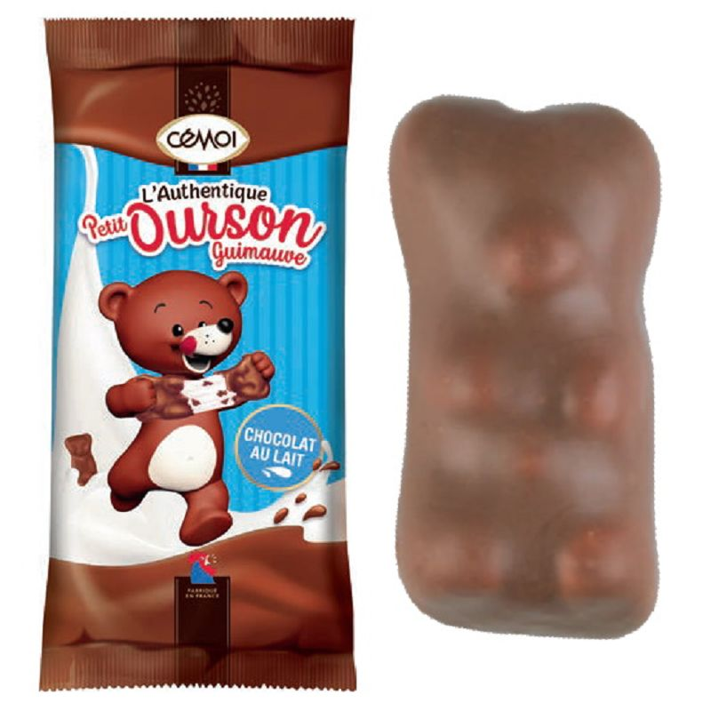 Ourson guimauve chocolat noir Bio, Confiseries