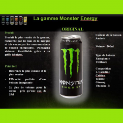 Monster Energy vert boîte 50 cl