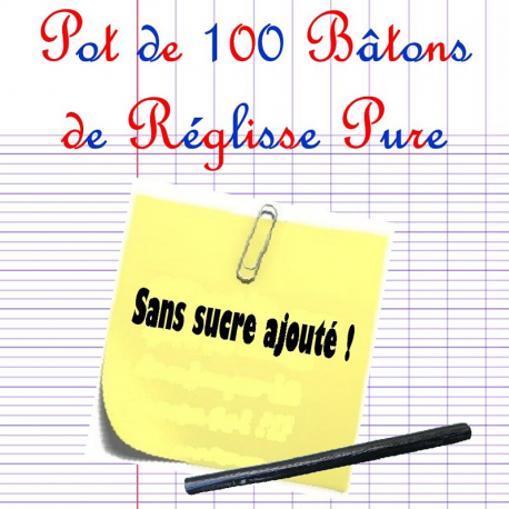Bâtons Réglisse Pure