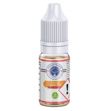 E-liquide pêche abricot 6mg - 10ml - LE NUAGE FRANCAIS