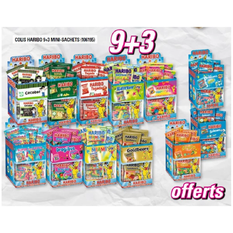 Haribo Dragibus Color Pops (Sachet de 1Kg) 