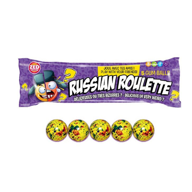 Russian Roulette gum (étui 5 billes)