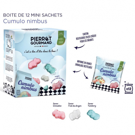 Mini sachets Cumulo Nimbus 22g Pierrot Gourmand
