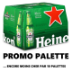 Heineken pack de 20x25cl VP - PROMO PALETTE