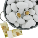 Dragées Nougaline blanc (amande et crème de nougat) - 1kg