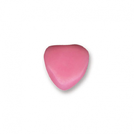 Mini coeurs au chocolat ROSE nacré - 500g