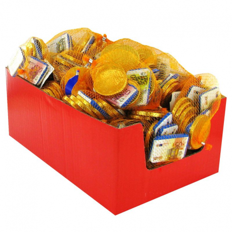 ~Filets euros pièces et billets 100g