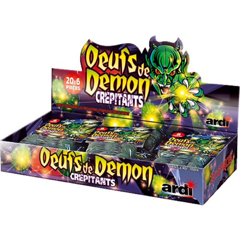 Sachet de 8 pétards Demon n°1