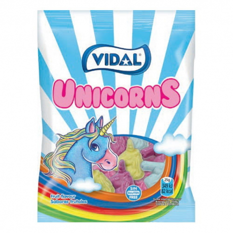 Sachet 90g Unicorns (Licorne) Vidal