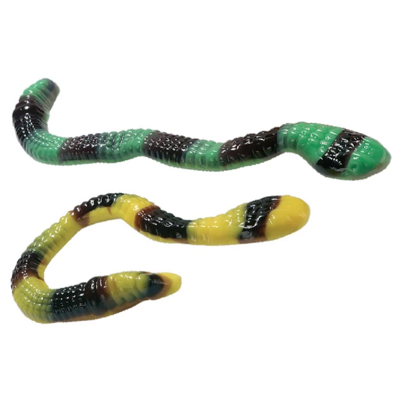 HARIBO Gommes aux fruits Anaconda Serpents géants, 30 pièces 