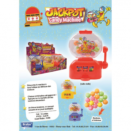 Jackpot Candy Machine Funny Candy