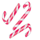 Candy canes tubo de 100 rouges et blanches 12g