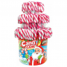 Candy canes tubo de 100 rouges et blanches