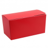 Ballotins carton vides rouge uni 250g par 25