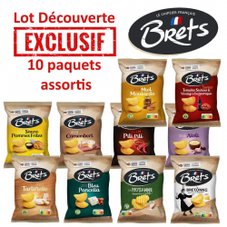 Vente grossiste confiserie CHIPS BRET'S FROMAGE JURA 125 G x10