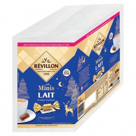 ~Minis Papillotes lait praliné feuilleté 1.26kg Révillon