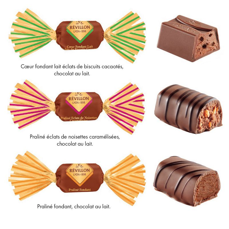 REVILLON CHOCOLATIER Les Papillotes Grands Pralinés Assortiment de