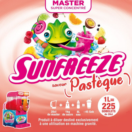 Concentré Master sun Freeze Pastèque 1L pour Granité / Granita
