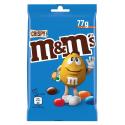 M&Ms crispy bleu 77g