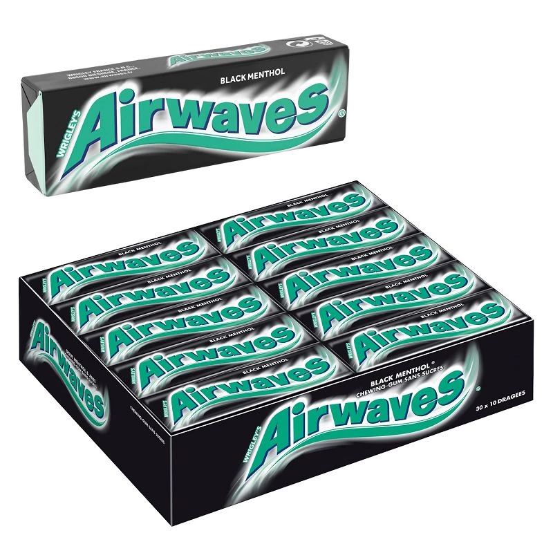 Freedent Airwawes dragées black menthol