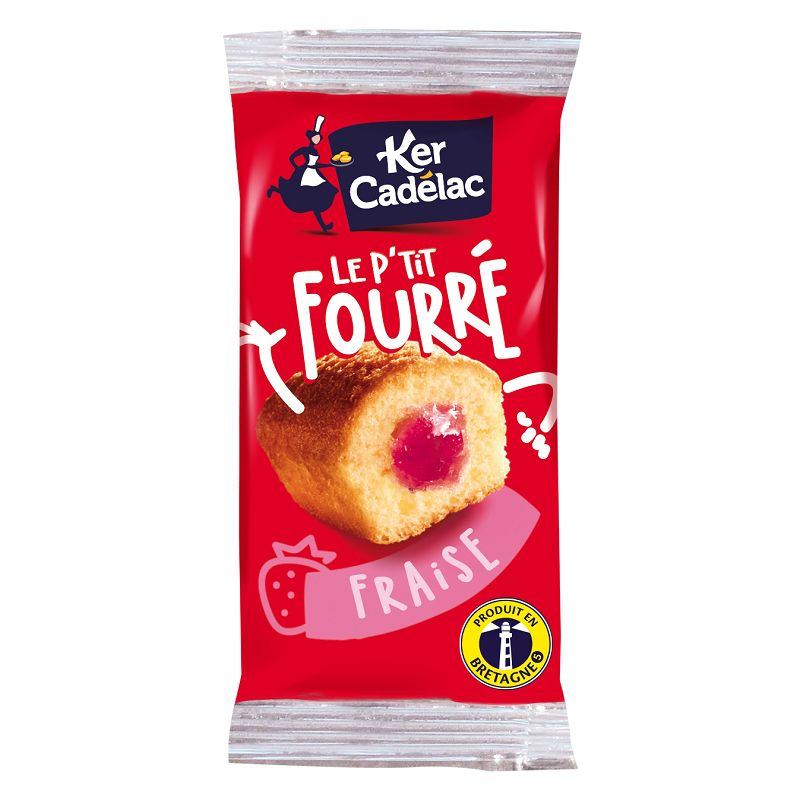 P'tit Fourré fraise 30g Ker Cadélac