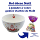 Bol décor Noël ø13.5x7.8 cm - 625ml