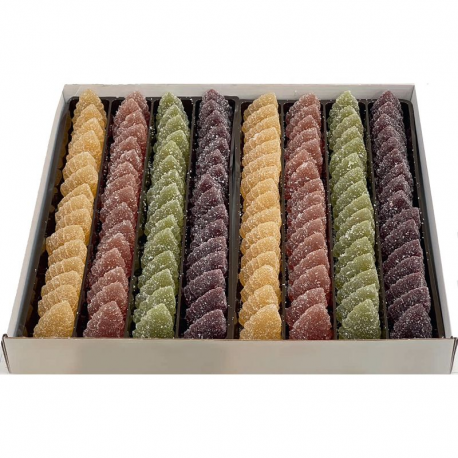 ~Pâtes de fruits Arbre de Noël 50% fruits vrac kg