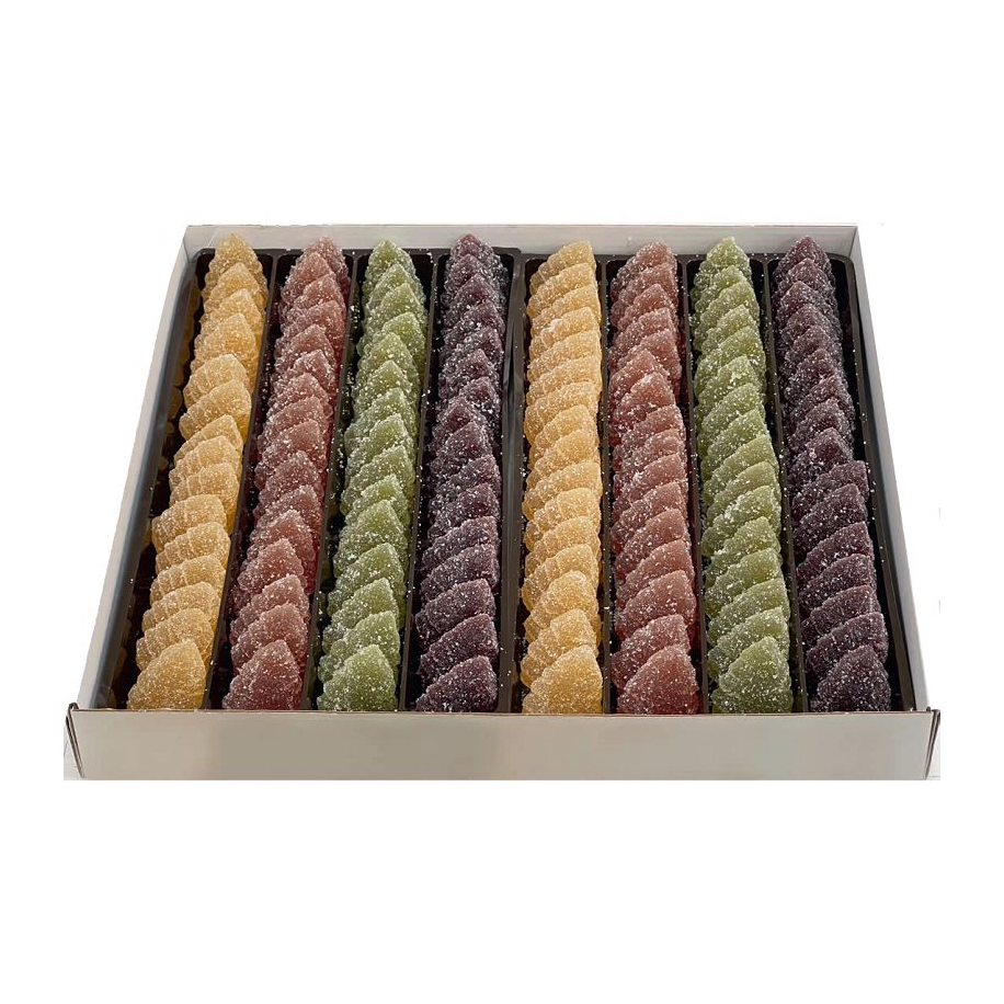 Pâtes de fruits Arbre de Noël 50 fruits vrac kg