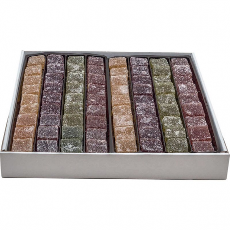 Pâtes de fruits 50% fruits vrac kg (4 parfums grandes tailles)