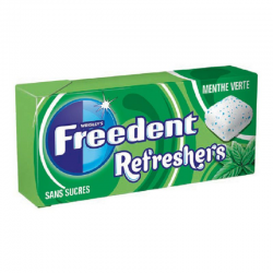 Chewing-gum sans sucres Menthe Forte FREEDENT WHITE : le paquet de