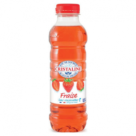 Cristaline fraise (4x6) Pet 50 cl