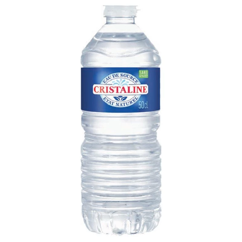 CRISTALINE Eau plate Cristaline, en bouteille, lot de 12 x 1,5 L