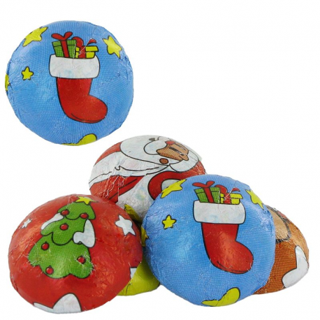 Figurines de Noël chocolat vrac kg (environ 200 pièces)