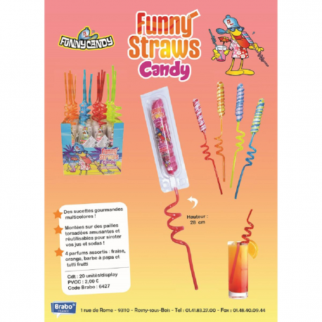 Funny Straws Funny Candy
