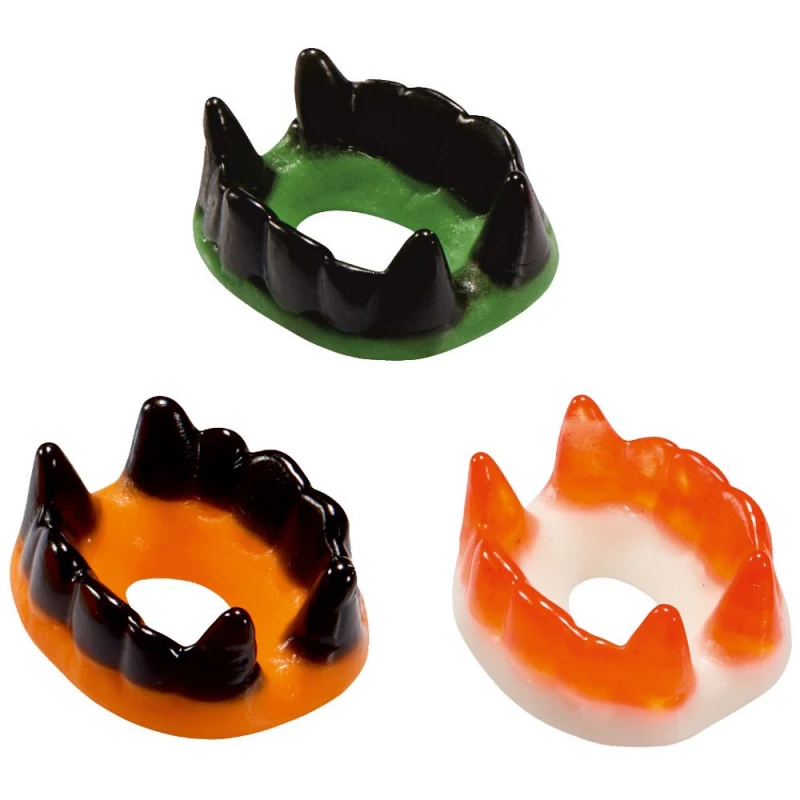 Dents Halloween,dentier Trolli, bonbons dentier, bonbon dracula