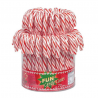 Candy canes rouges et blanches - tubo de 72