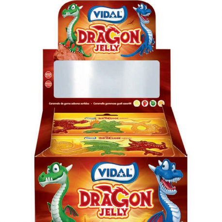 Dragon jelly bestioles gélifiées Vidal - boite de 22 (11x2)