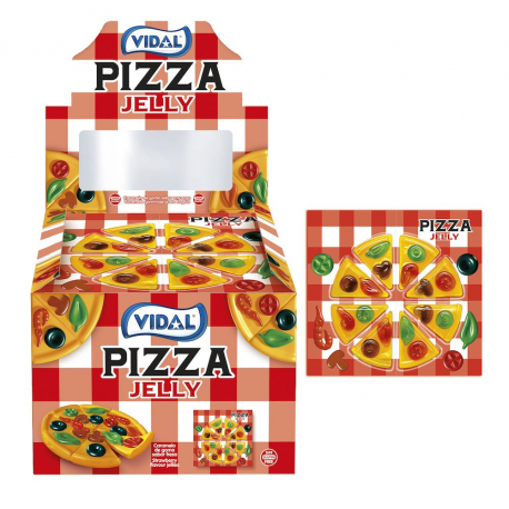 Pizza jelly vidal - boîte de 11 blisters (ou 44 double parts)