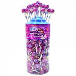Sucettes Double Cherry Vidal par 150