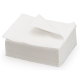 Serviettes blanches 30x30cm 1 Pli