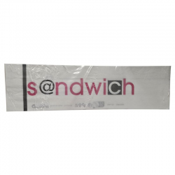 Sacs sandwich blanc 100x55x350mm x 1000