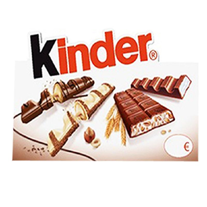 Promo Kinder / ferrero assortiment de chocolats au lait kinder