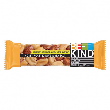 Be-Kind Noix roties au miel et sel de mer 40g