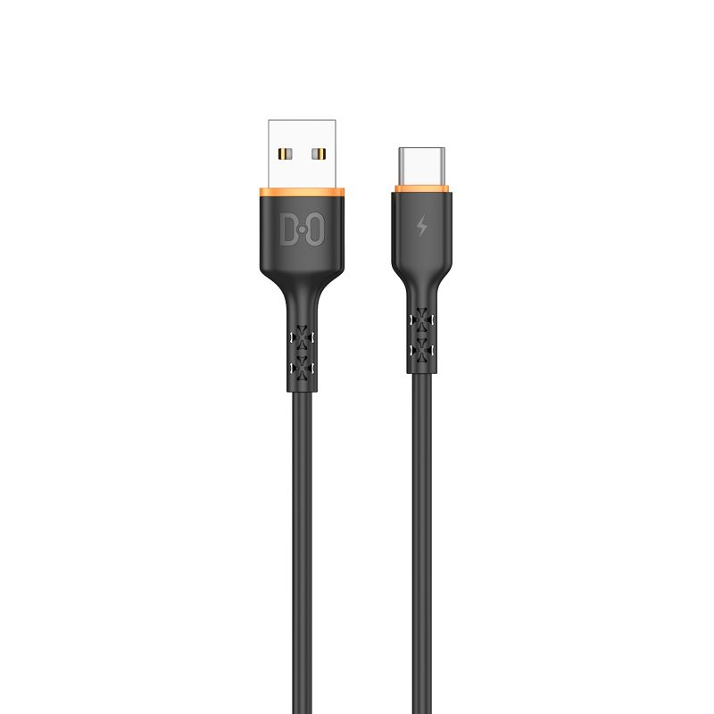 CHARGEUR SECTEUR 1 USB 2.4A NOIR + CABLE MICRO USB 2M NOIR