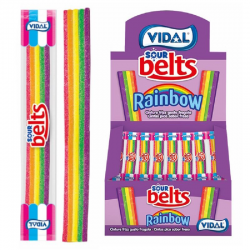 Ceintures rainbow acidulées s/cello Vidal par 150