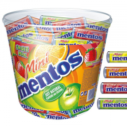Mini mentos fruits - tubo de 120
